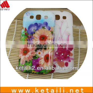 for Samsung galaxy s4 led cover,hard plastic with water imprint(FDA,SGS,BV ,ISO9001 report)