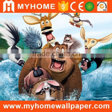 tiger design wallpaper 3d animal wallcovering mural for decor