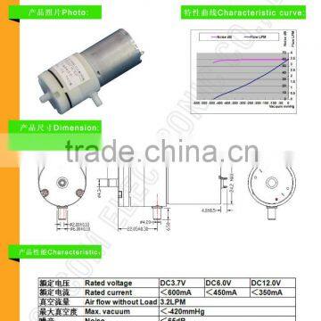 Air Suction Pump DC6V ,gas Suction Pump photo-2