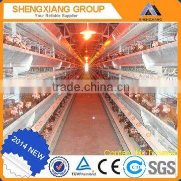 chicken egg layer cages / galvanized welded wire chicken cages