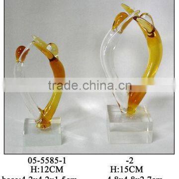 glass figures decoration