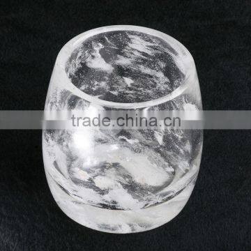 Natural Clear Rock Quartz Crystal Cup