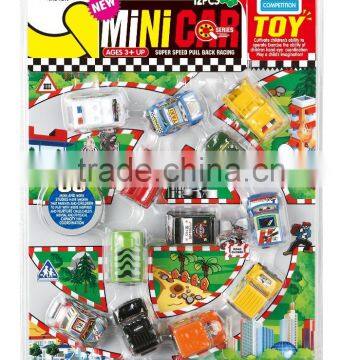 Kid Play Plastic Fashion Crazy Car Toy Set