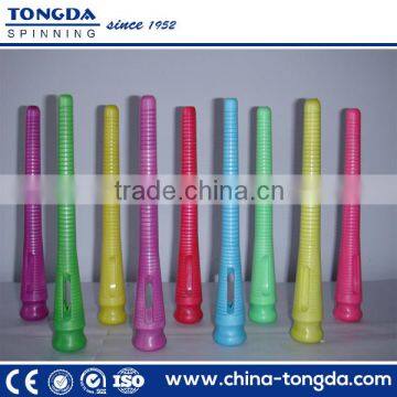 Plastic Ring Bobbin , Warp Yarn Tube