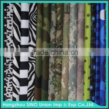 Woven textile fabric factory direct sale 100% polyester digital printed outdoor fabric zhejiang low price fabric roll