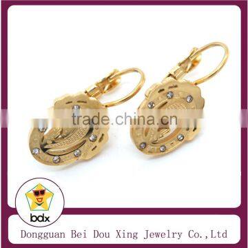 Top Selling Catholic Religious Parton Saint Virgin Mary Our Lady of De Guadalupe Mother Pray For Us Hook Earrings With Crystal