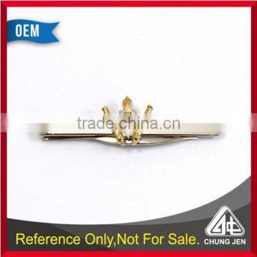 New design high grade fashion plating gold men tie clips