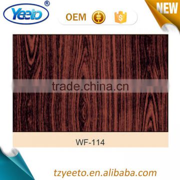 WF-114 Wooden Grain PVC Stickers For Closet Furniture