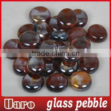 Polished Glass Pebble Mosaic/Brown Polished Glass Pebble Mosaic/Popular Polished Glass Pebble Mosaic