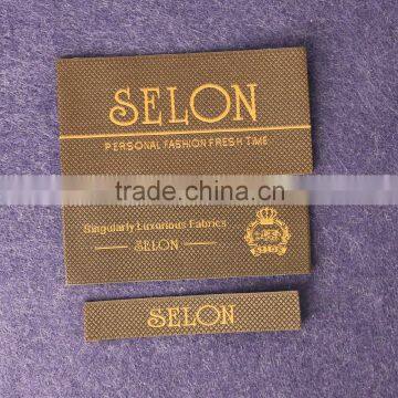 Dark Color With Bright Letters Fashion Woven Clothing Labels For Bags photo-6