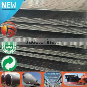 Checkered Check Chequered steel plate Mild tear drop steel plate 14mm thick SS400