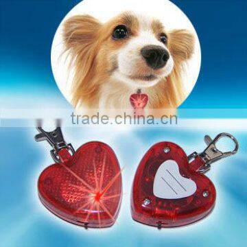 flashing cute pet pendants necklace christmas pet gifts blinking pet tags