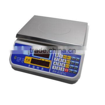 Price Computing Digital Deli Meat Food Retail Scale 30kg Red LED