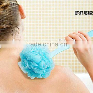 Best selling Colorful Long handle shower back brush /plastic long handle bath brush/plastic massage bath brush/