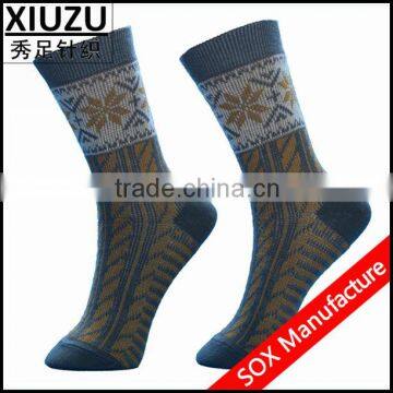 Mens Vivid Color Happy Feet Socks