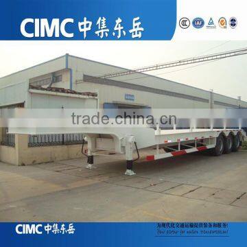 CIMC Multi Axle Excavator Loading Tow Low Deck Lowboy Trailer for sale