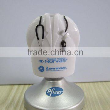 plastic medical doctor cloth ball pen holder