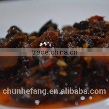 Chinese flavor Mushroom and Red chilli paste with glass bottle