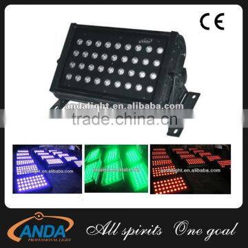 Ourdoor Building Stage Light 36*3w DMX 512 LED Flood Light Washer RGB