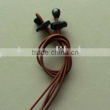 Brown Round Elastic Shoelaces