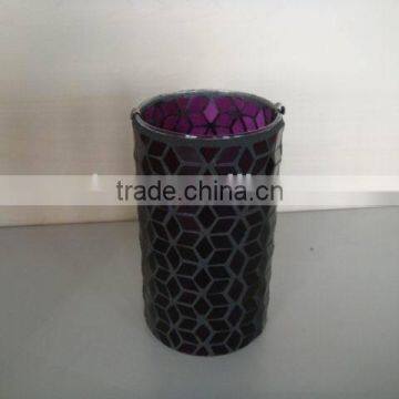 PLUM MOSAIC VASE DECORATION