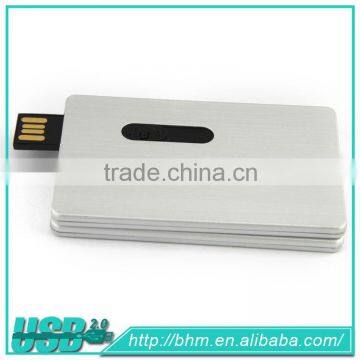 High-end metal usb memory stick credit card usb memory stick