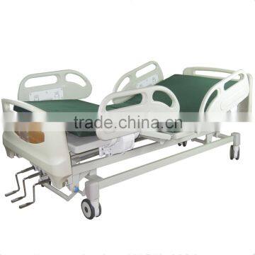 High Quality Manual 4 PP Side Rail Hospital Bed Wholesale photo-2