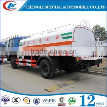 Road cleaning truck 4X2 Road cleaner China Jet high pressure washer for sale