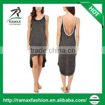 Ramax Custom Women Open Back Design Sleeveless Casual Dress