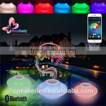 2016 summer promotion LED waterproof bluetooth speaker