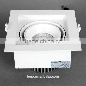 White and black housing 10w cob led grille lighting led downlight