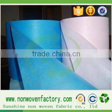 Spunbond cast film line laminate nonwoven, pp+pe fabric