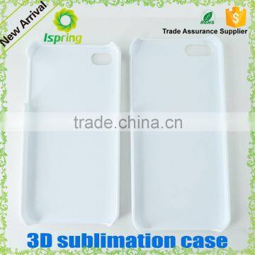 Matte blank 3d sublimation hard phone case with high quality