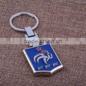 Wholesale New Design Gift Accessories New French Team Logo Keyring For Sportsman