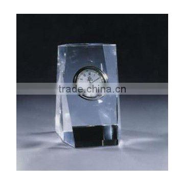 Nice Crystal Glass Desk Clock