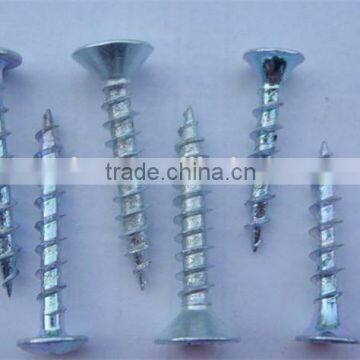 pan / countersunk head slotted/cross recessed wood screw