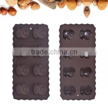 2015 Crazy Selling silicone chocolate cookie moulds