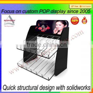 China factory manufacturer PMMA acrylic disply rack for nail polish