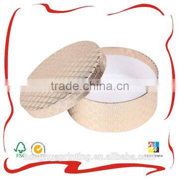 customized round slice paper gift box