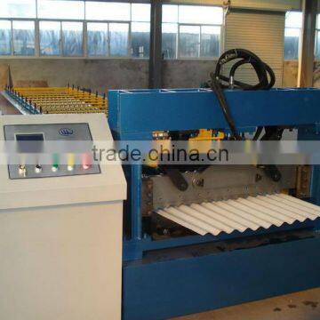 corrugated aluminum roof sheeting roll forming machine