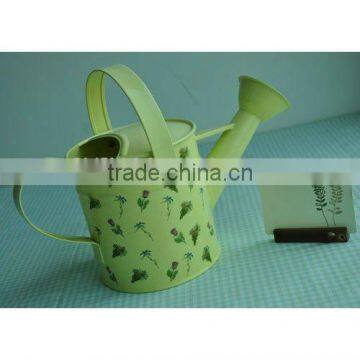 bright color newest metal garden decoration watering can / watering pot