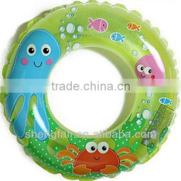 Custom inflatable floating life swim ring toy for kids