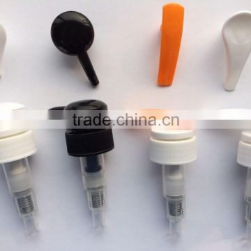 33/400 plastic lotion pump with many actuator to choice