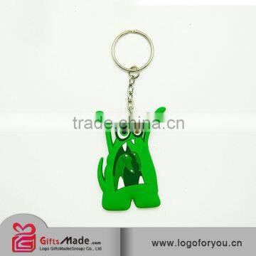 Cartoon Character SpongeBob Soft PVC Rubber Keychains,Anime Customized Make Your Own Silicone Keychain