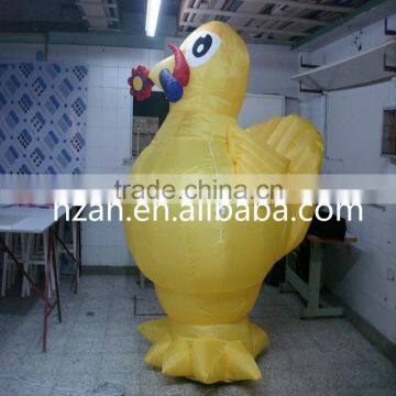 Giant Yellow Inflatable Rooster for Advertising Decoration