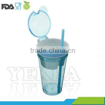 Clean Snack & Drink 2 in 1 Travel Tumbler Cups Snacking On The Go photo-2