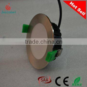 IC-F 90mm cut out 13w 4000k brushed chrome led downlight australian standards