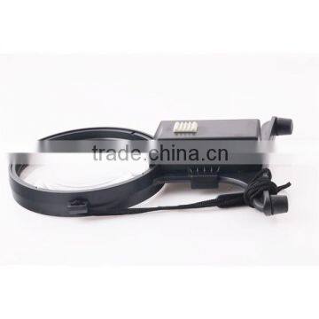 LED Lighted 2x Power Hand-Free Magnifier Helping Hand Magnifier photo-3