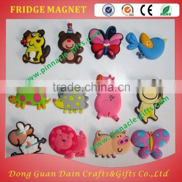 Seasonal Soft Rubber Fridge Magnets With Labels