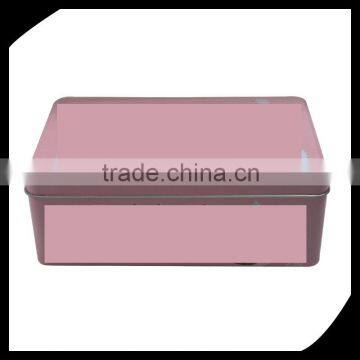 Printing Wholesale Rectangular Custom Packaging Tin Box/rectangular tin containers/new fashion tin box